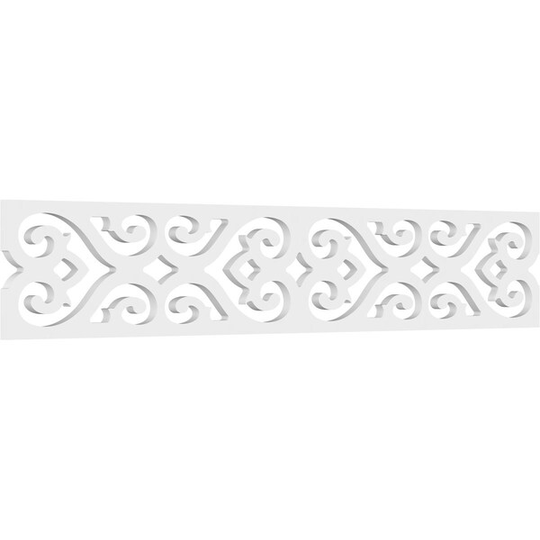 Ekena Millwork Henrietta Architectural Grade PVC Running Trim, 8"H x 5/8"P x 48"L RUNP08X0625X48HNR - main